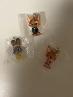 ズートピア2 めじるしアクセサリー ニックAB ジュディB 3点セット