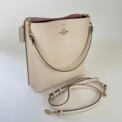 COACH コーチ　ホワイト トートバッグ