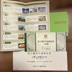 大和ハウス工業　株主優待　4000円分　有効期限2027/06/30のサムネイル
