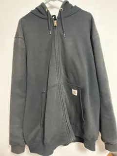 Carhartt グレー フルジップパーカー RAIN DEFENDER