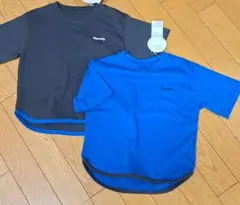 110サイズ 半袖Tシャツ 2枚セット グレー・ブルー