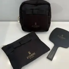 ALEXANDRE DE PARIS ポーチ＆ミラー 3点セットのサムネイル