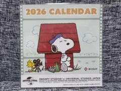2026年 スヌーピー 卓上カレンダー NISSAY