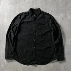 90s ボタンダウンシャツ　ビックサイズ　ブラック
