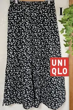 UNIQLO ユニクロ ポール&ジョー ティアードロングスカート フレアスカート