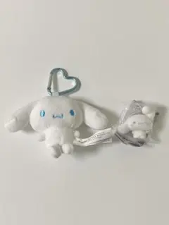 ミニマスコットホルダー・ふわふわフロッキードール（シナモロール 2点セット）