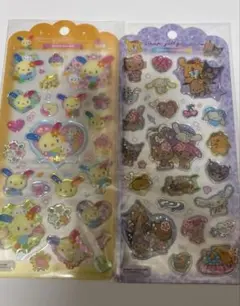 ドロップジェリーシール　サンリオ　ウサハナ　日焼け