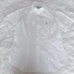 イーストボーイ 半袖シャツ 刺繍ロゴ ホワイト 制服 サイズ9