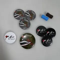 おまけ付き　h&o 缶バッチ　8個セット　未使用