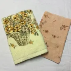 難あり　西川　タオルセット　60x128cm 1枚　　34x84cm 1枚