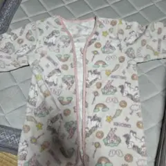 西松屋 ユニコーン柄 袖付スリーパー 50×70cm