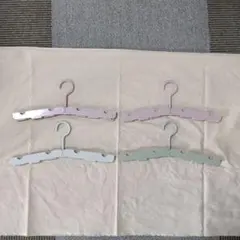 携帯用 折りたたみ式 衣類ハンガー 4本セット