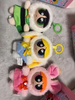 パワーパフガールズ ブロッサム・バブルス・バターカップ 3点セット　ぬいぐるみ