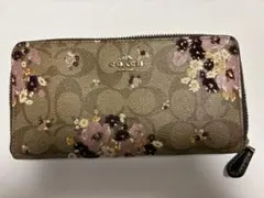 COACH フローラルプリント 長財布