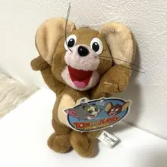 希少 タグ付【当時物】トムとジェリー ぬいぐるみ 1995年 平成レトロ