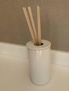 無印　陶器製 アロマオイルポット　ホワイト