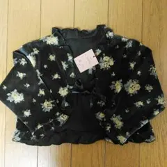 値下げ！kids コムサイズム　ボレロ　カーディガン　ベロア　秋冬　80