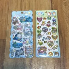 キラリンウォーター　シール しゅわしゅわのみかけくん　ぷくきら　ハムちゃんず