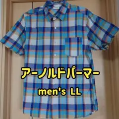 Arnold Palmer 半袖チェックシャツ LLのサムネイル