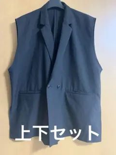 セットアップ　ジレベスト　フレアパンツのサムネイル