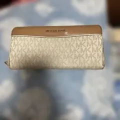 MICHAEL KORS 長財布 ホワイト/ベージュ