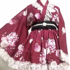 718⑧浴衣ドレス 地雷系 量産型 姫ギャル ロリータ 大人 - メルカリ