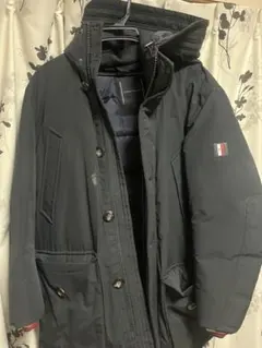 TOMMY HILFIGER ブラックダウンジャケット Lサイズ　定価4万円