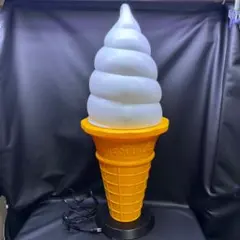 ソフトクリーム オブジェ ランプ 置物 スタンド付き - メルカリ