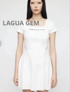 【新品タグ付き】LAGUA GEM サイドカット レース ミニワンピース y2kのサムネイル