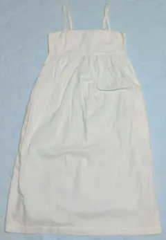 ホワイトキャミソールロングワンピース　ユニクロ　Sサイズ