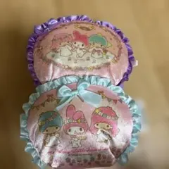 Sanrio マイメロ リトルツインスターズ 40周年 ポーチ 2個セットのサムネイル