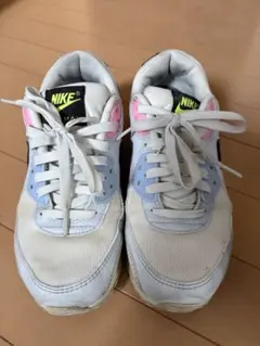 NIKE エアマックス スニーカー ホワイト/ブルー/ピンク　　24.5㎝