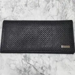 Calvin Klein 長財布 本革 モノグラム 黒 美品のサムネイル