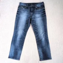 ​【美品】23区denim テーパードデニムパンツ ジーンズ 44 大きいサイズのサムネイル