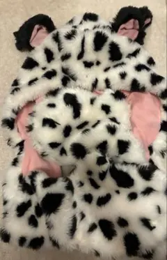 ダルメシアン マフラーキャップ