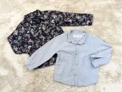 2着セット ZARA Kids＆next 長袖シャツ トップスまとめ売り 90