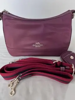 COACH ショルダーバッグ ボルドー