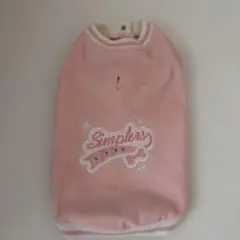 Simplers ピンク フリース犬服