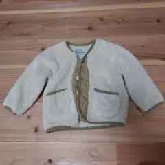 サイズ100　マーキーズ　フリース アウター クリーム色