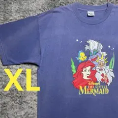 ヴィンテージ　ディズニー　リトルマーメイド　映画　USA製　90s Tシャツ　紺