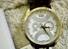 D＆G メンズ　腕時計　型押しレザーベルトのサムネイル