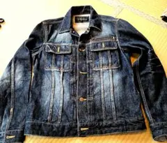 MONSIEUR NICOLE ヴィンテージ加工ジャケット used M