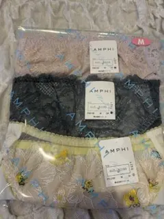新品　AMPHI アンフィ　ショーツ 3枚セット　Mのサムネイル