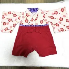 お祝い　お食い初め　ひな祭り　袴ロンパース