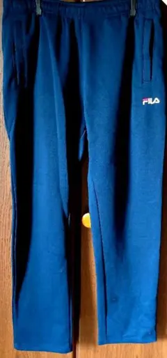 FILA ネイビー ロゴ ランニング スウェット パンツ L メンズ レディース