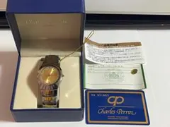 値引き！お得！新品・未使用　ClarlesPerrin 腕時計シャンパンゴールドのサムネイル