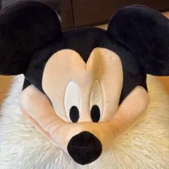 ミッキーマウス 顔型クッション 58cm