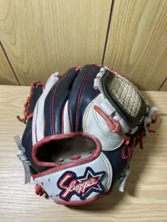 【良型即戦力✨️】久保田スラッガー 軟式 オーダーグローブ 赤×ネイビー 良型即戦力✨️】久保田スラッガー 軟式 オーダーグローブ 赤×ネイビー