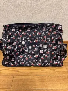 ムーミン リトルミィ キャリーオンバッグ ボストンバッグ ネイビー