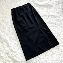 美品【ジーユー】（M）ロングタイトスカート スリット ブラック